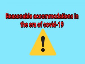 Reasonable accommodations under the ADA and coronavirus