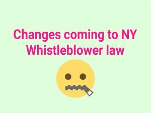 Changes coming to NY whistleblower law