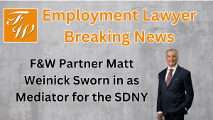 Weinick sworn in as mediator for the SDNY