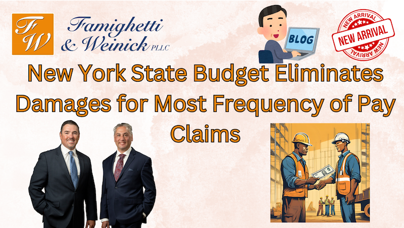 Frequency of Pay Claims in New York
